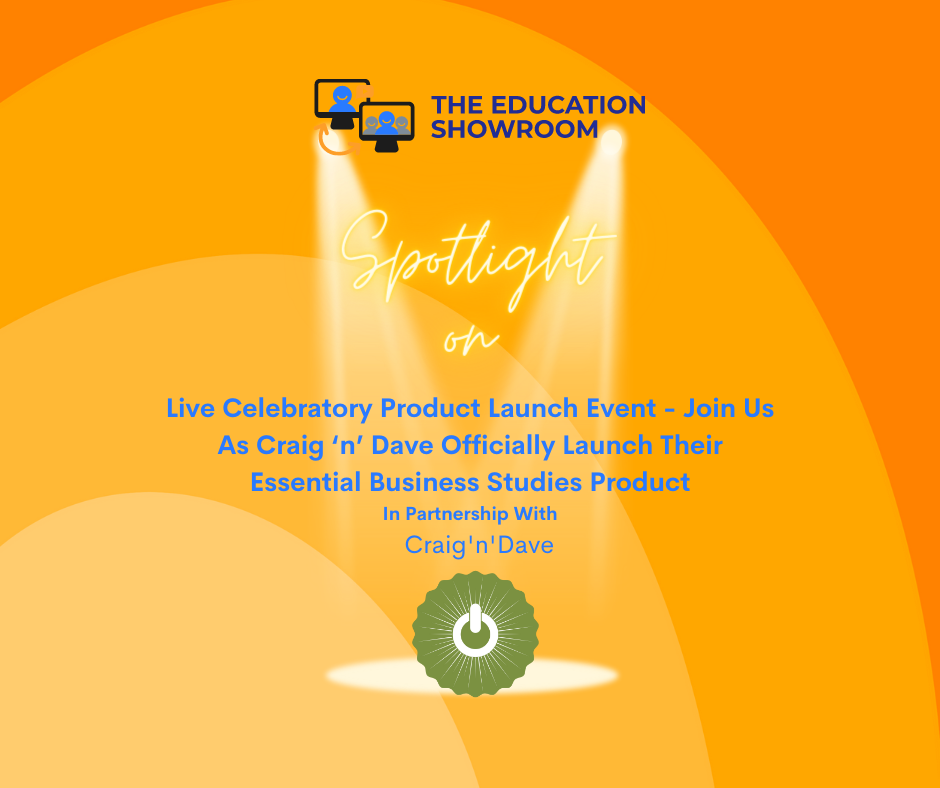 Live Celebratory Product Launch Event – Join Us As Craig ‘n’ Dave Officially Launch Their Essential Business Studies Product